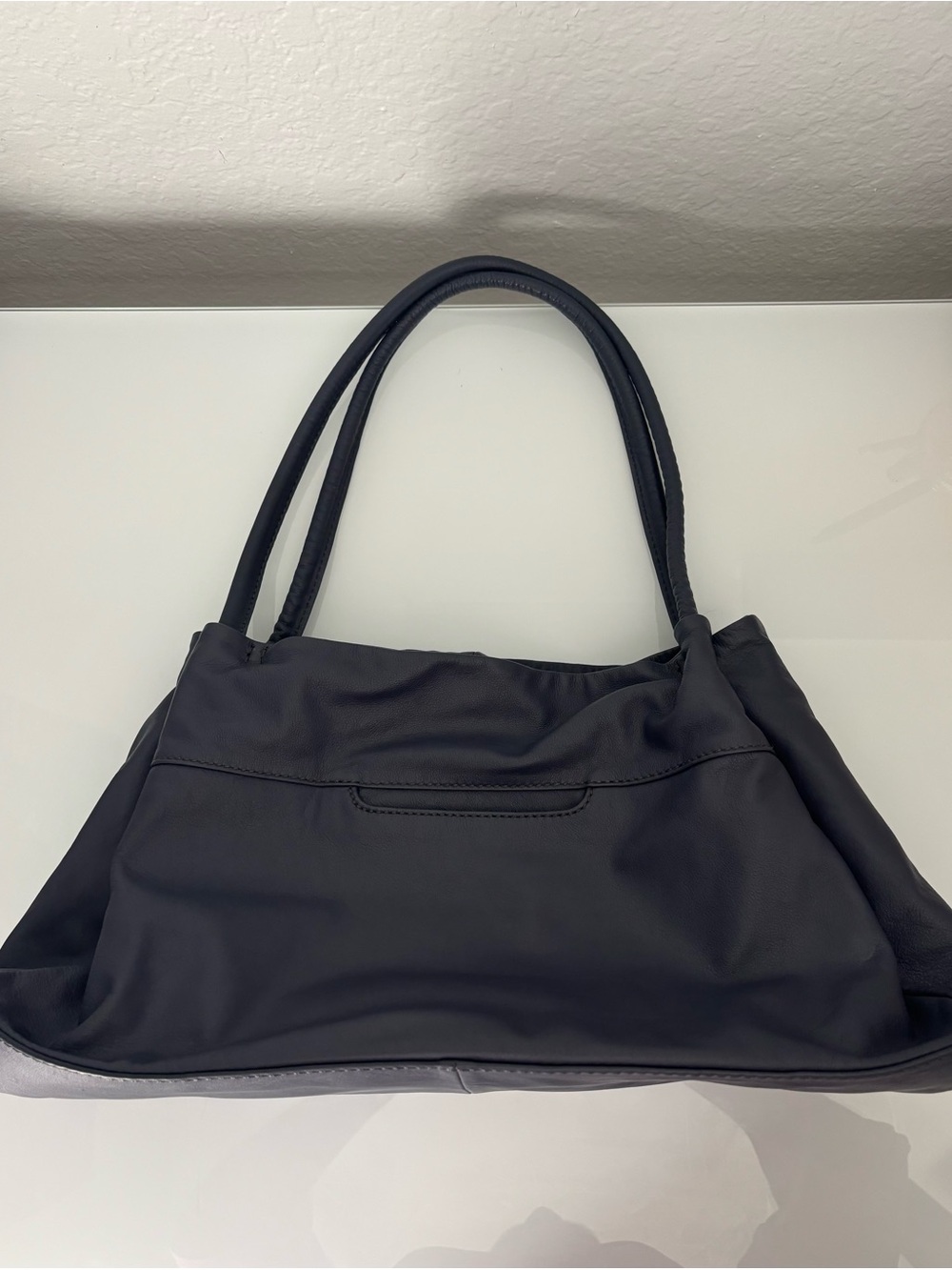 HOBO Black Leather Shoulder Bag